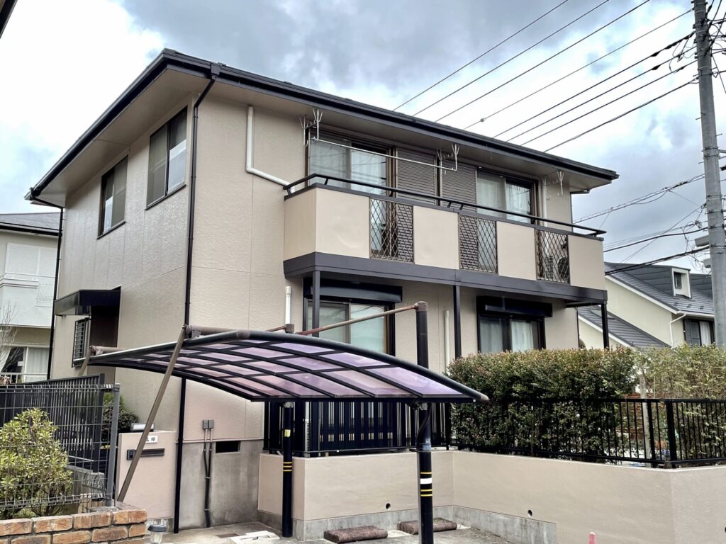 佐倉市の外壁屋根塗装工事、施工事例