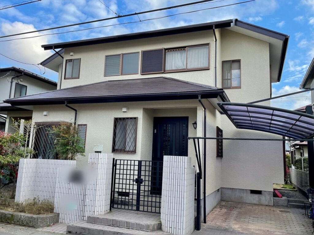 佐倉市外壁屋根塗装工事塗装後