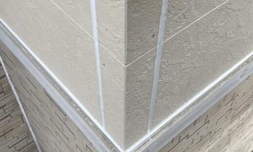 佐倉市外壁塗コーキング作業