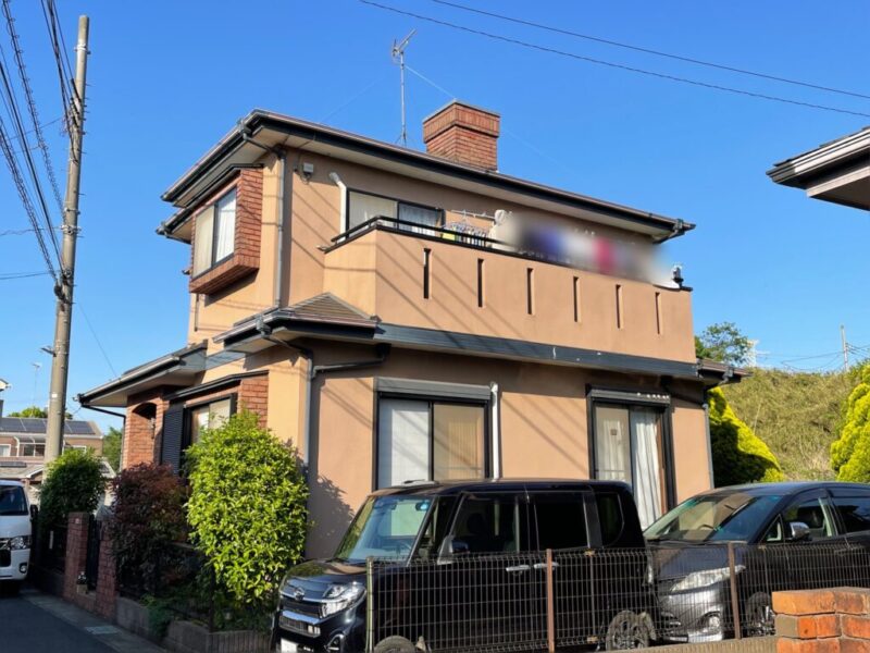 佐倉市中志津外壁塗装施工前