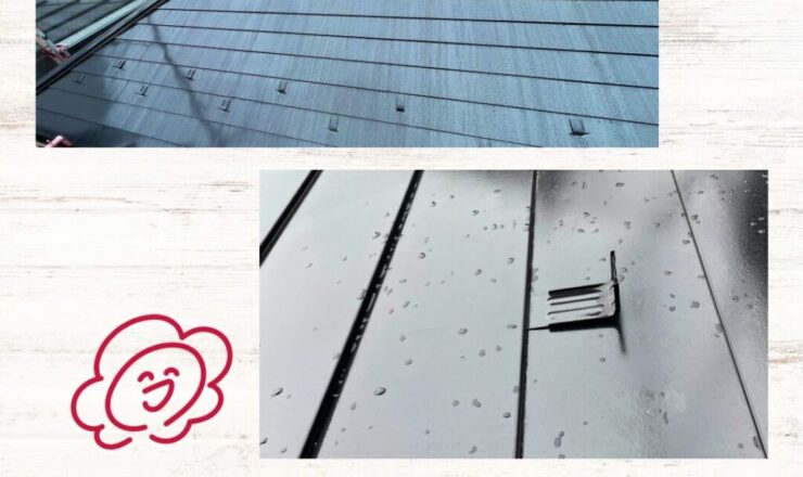 佐倉市外壁塗装、施工事例、佐倉市の塗装工事、屋根塗装ビフォーアフター、雨水