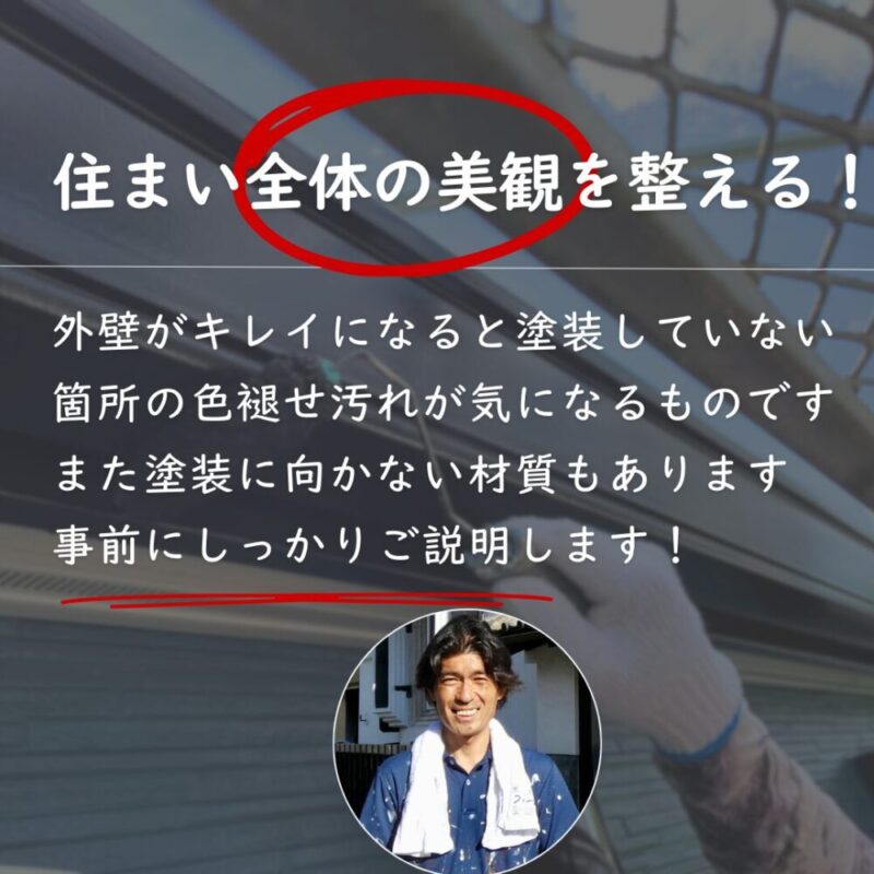 佐倉市大崎台、細かい塗装、ポイント