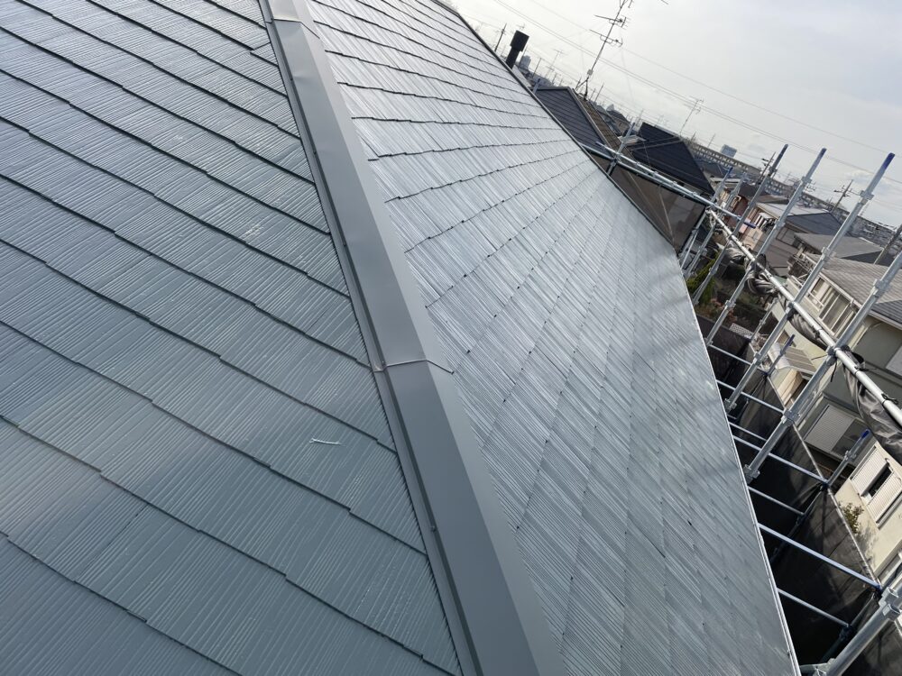 印西市高花、屋根塗装、施工後