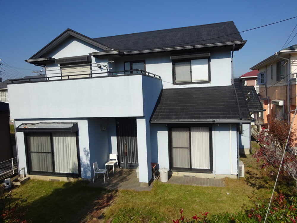 印西市高花、外壁塗装施工前