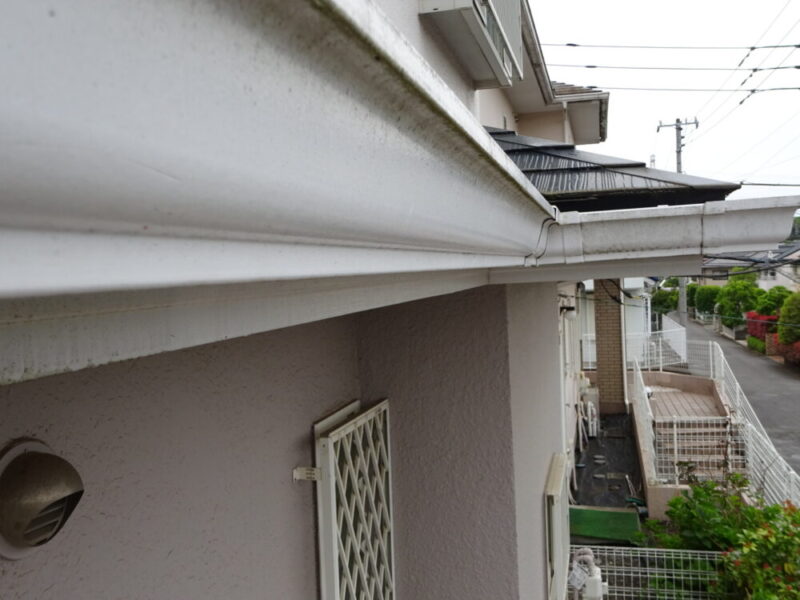 佐倉市宮ノ台雨どい塗装、施工前