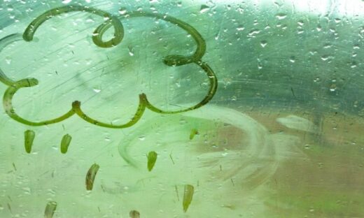 佐倉市外壁塗装、雨の日の塗装工事