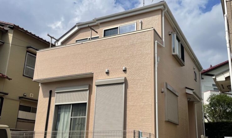 千葉市若葉区西都賀外壁塗装、施工後