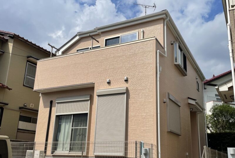 千葉市若葉区西都賀外壁塗装、施工後