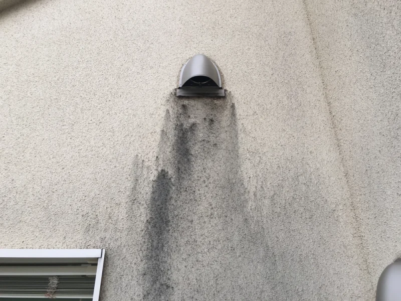 換気扇排気口汚れ