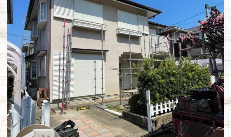 佐倉市宮ノ台外壁塗装スタート、近隣挨拶