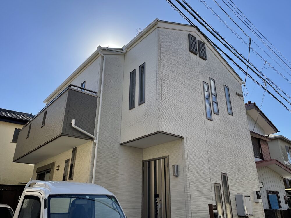 佐倉市西志津外壁塗装、施工前家全体