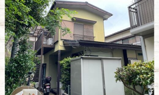 佐倉市千成外壁塗装工事スタート、事前に近隣挨拶