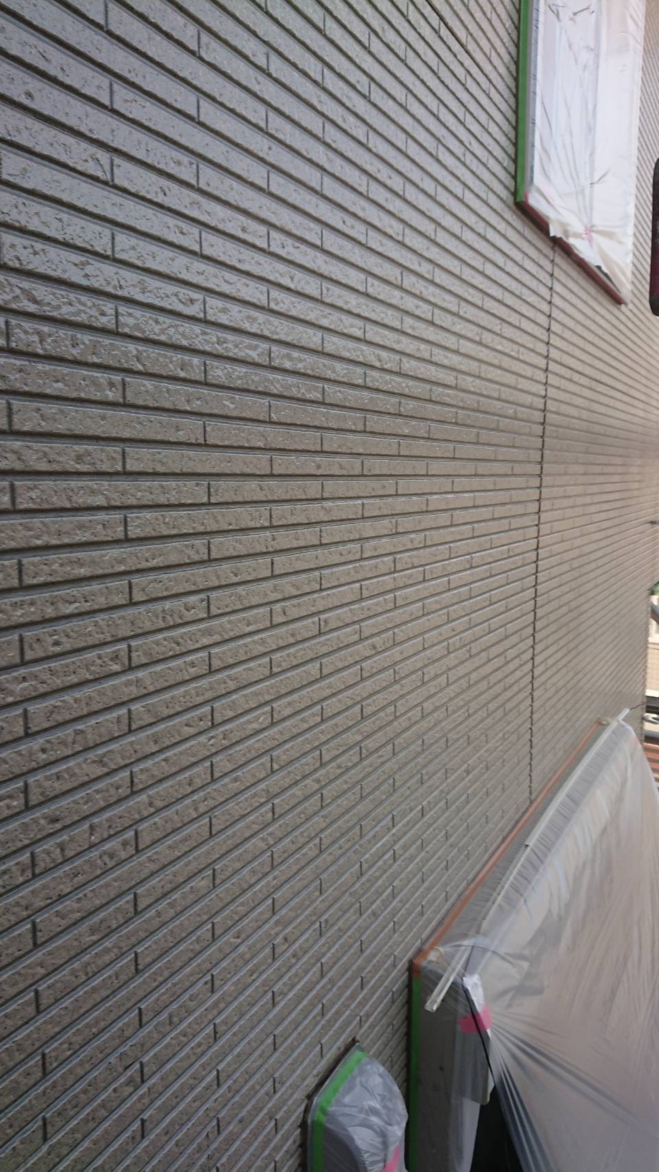 千葉市花見川区横戸町、外壁クリア塗装、施工後