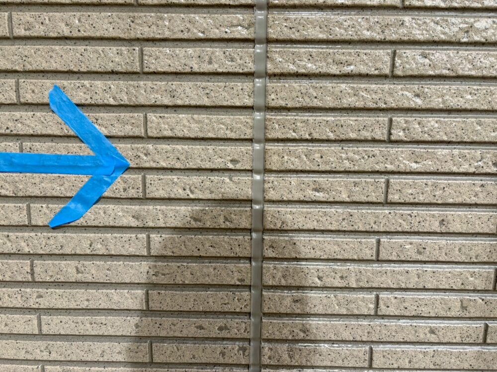 千葉市花見川区横戸町、外壁クリア塗装、施工後、コーキング