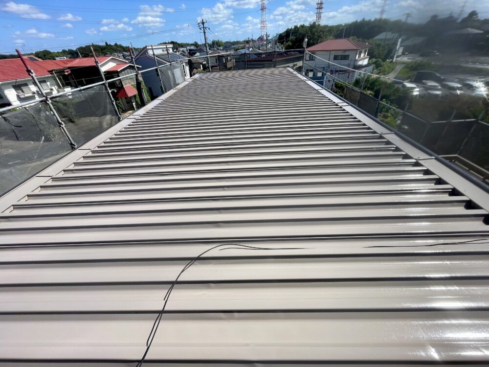 佐倉市上座セキスイ系ハウスメーカーの屋根塗装、施工後