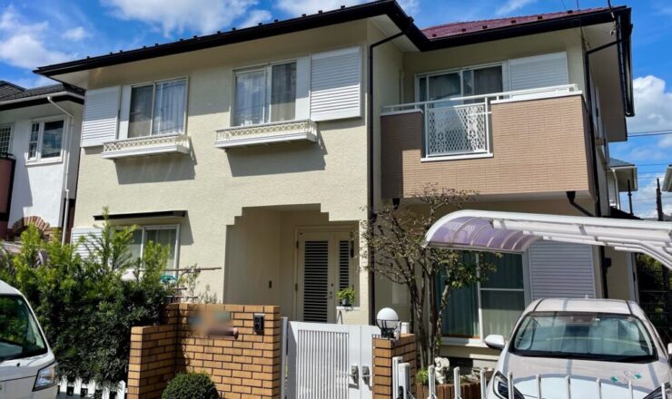 佐倉市宮ノ台、外壁塗装施工事例、施工後