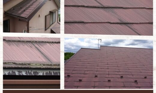 佐倉市白銀、屋根カバー工事、第一回、屋根カバー工法とは、施工前の屋根