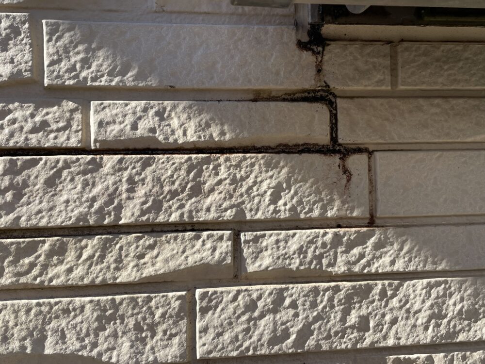 佐倉市上座、外壁塗装、施工前、外壁の汚れ