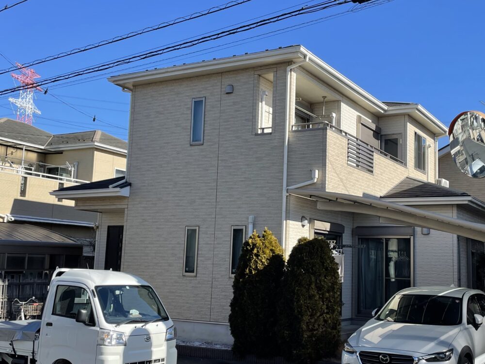 佐倉市上座、外壁塗装、施工前①