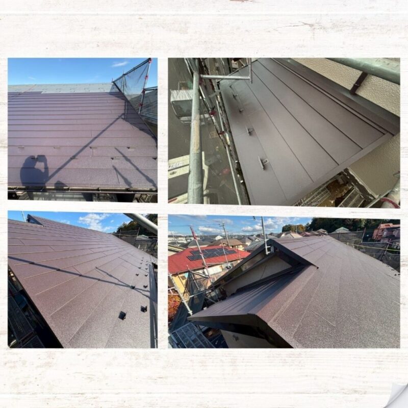 佐倉市白銀屋根カバー工法完成