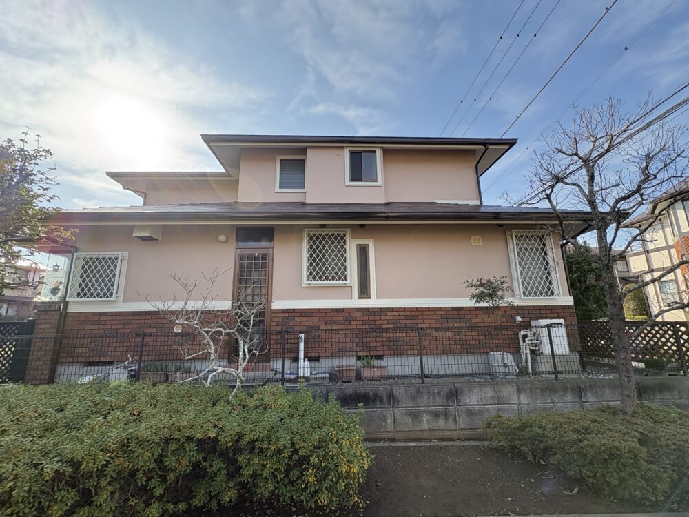 佐倉市染井野、外壁塗装、施工後、勝手口側