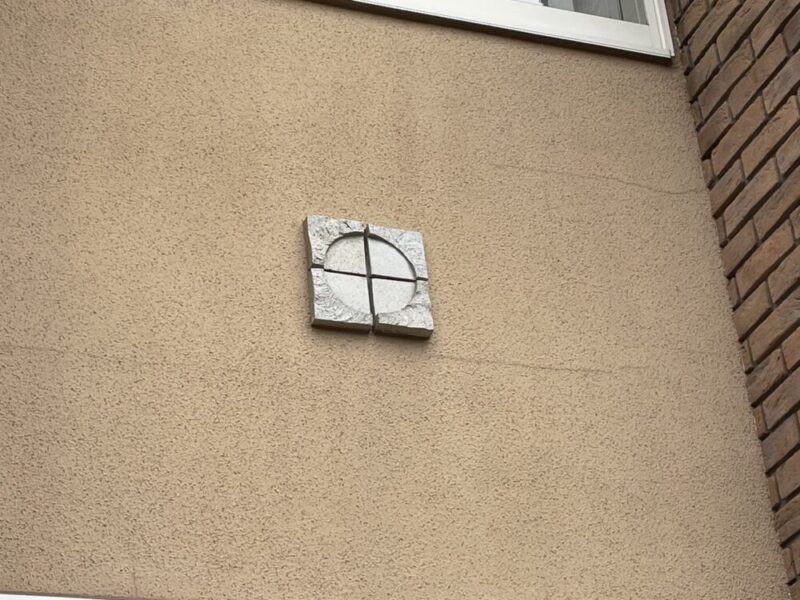 佐倉市染井野モルタル外壁ひび割れ