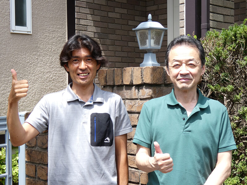 佐倉市染井野、外壁塗装工事、施工事例、3回目リピーターのお客様