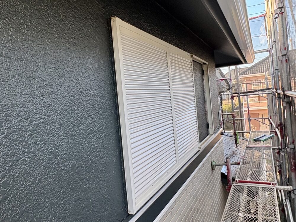 佐倉市染井野外壁塗装、雨どいも塗装