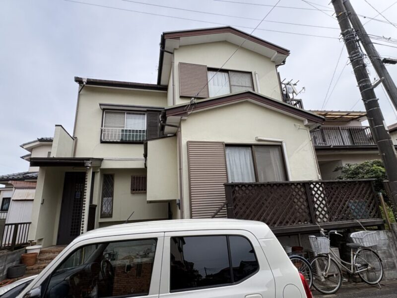 佐倉市西志津、外壁塗装、施工前