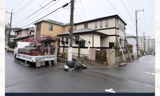 佐倉市宮前、外壁塗装、屋根塗装スタート、足場設置