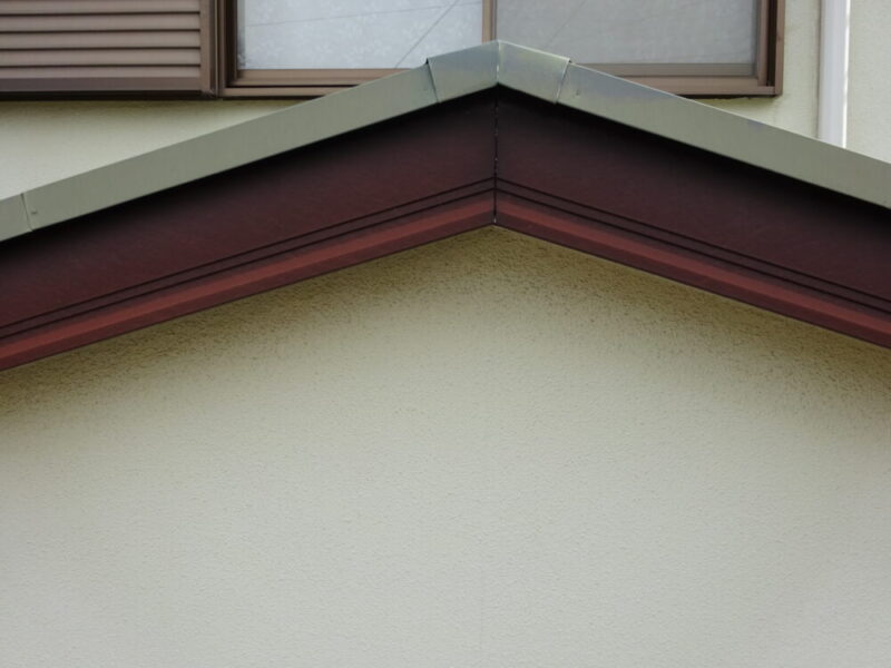 佐倉市西志津、破風板塗装前