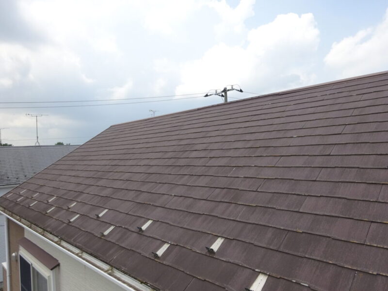 佐倉市大蛇町、屋根の傷み