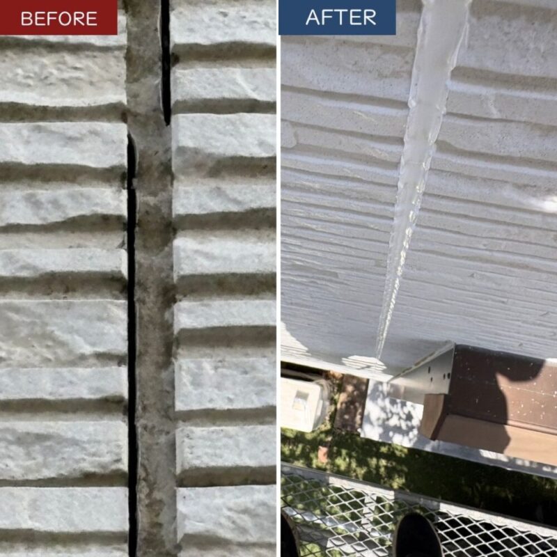 習志野市、外壁塗装、コーキング補修、ビフォーアフター１