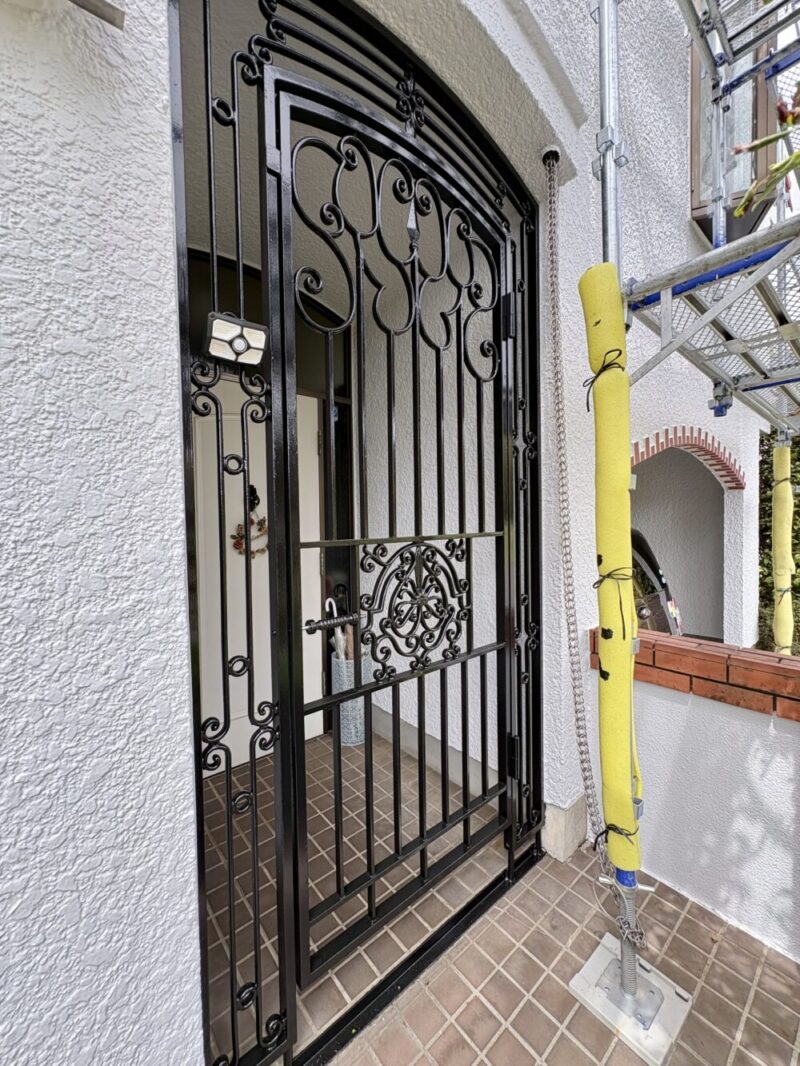 佐倉市宮前、外壁塗装、施工後、玄関扉