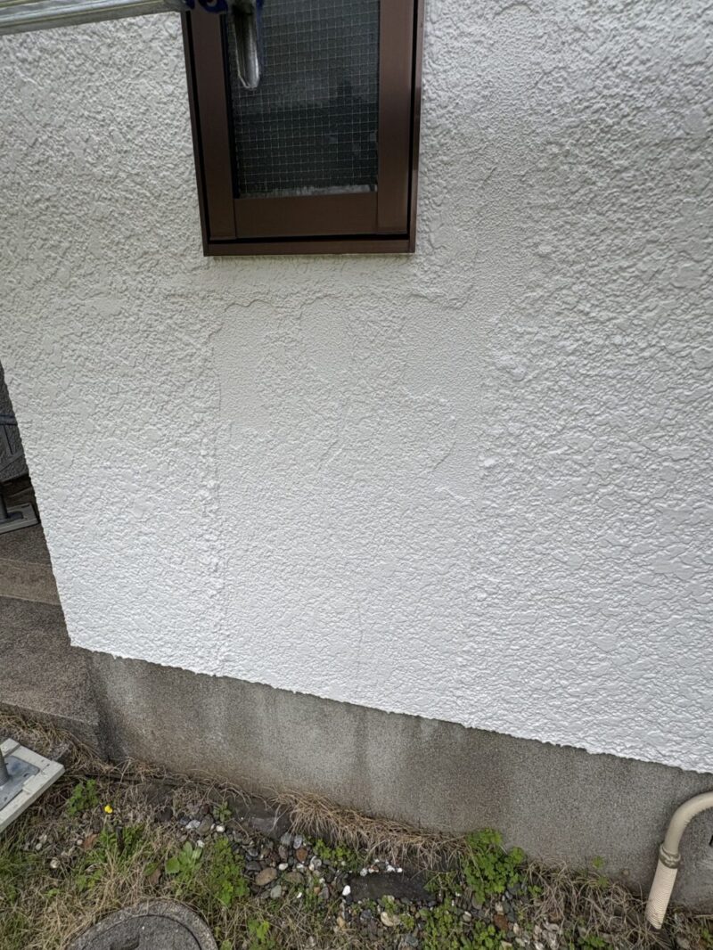 佐倉市宮前、外壁塗装、外壁の膨れ、補修後