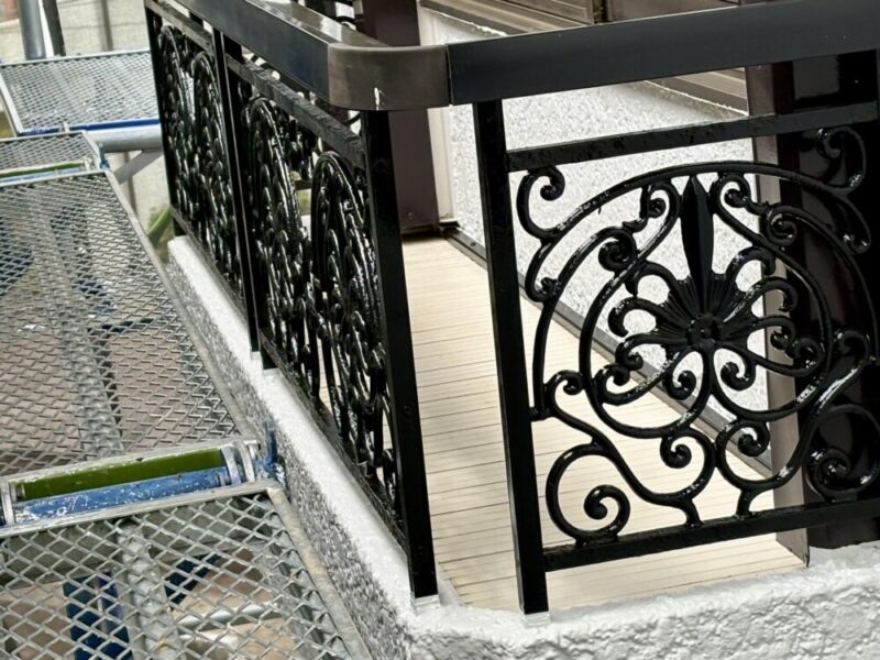 佐倉市宮前、外壁塗装、施工後、手すり