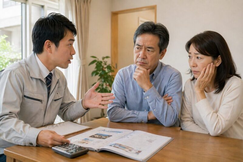 契約を迫る塗装業者に注意