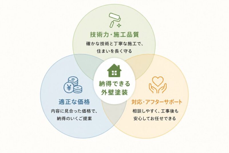 佐倉市外壁塗装会社の選び方