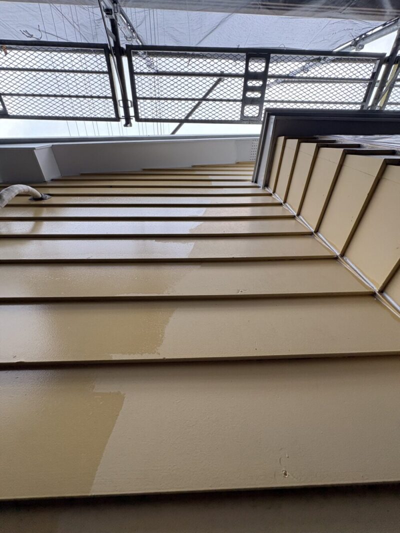 佐倉市山王、外壁塗装下塗り１