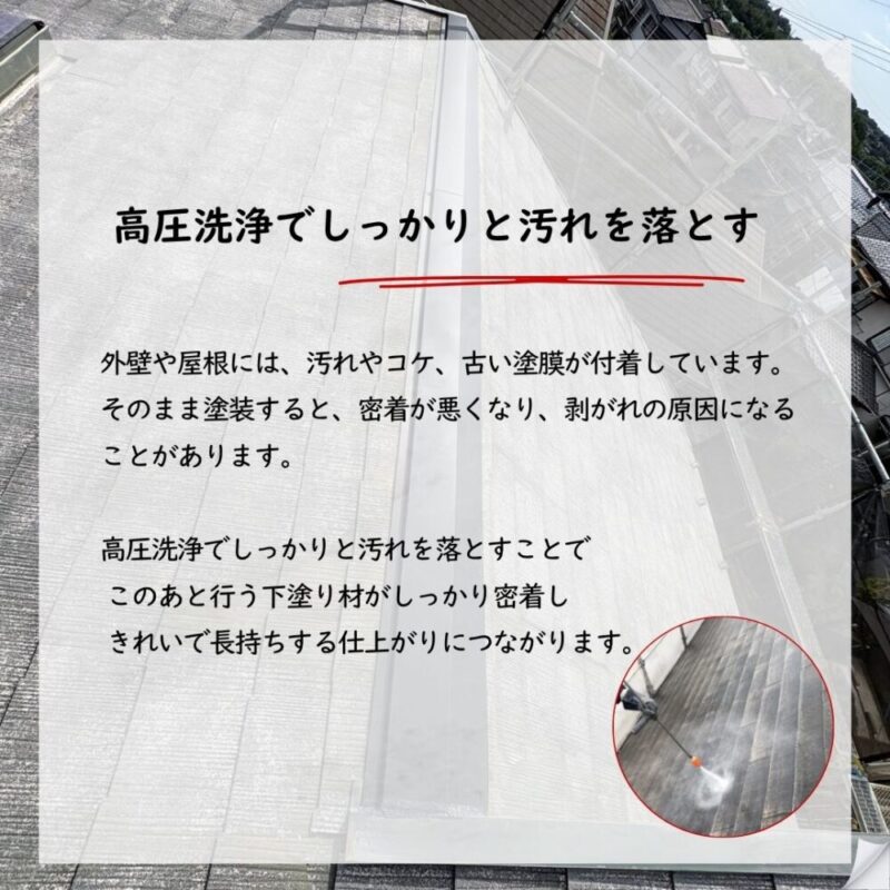 佐倉市山王、高圧洗浄のポイント