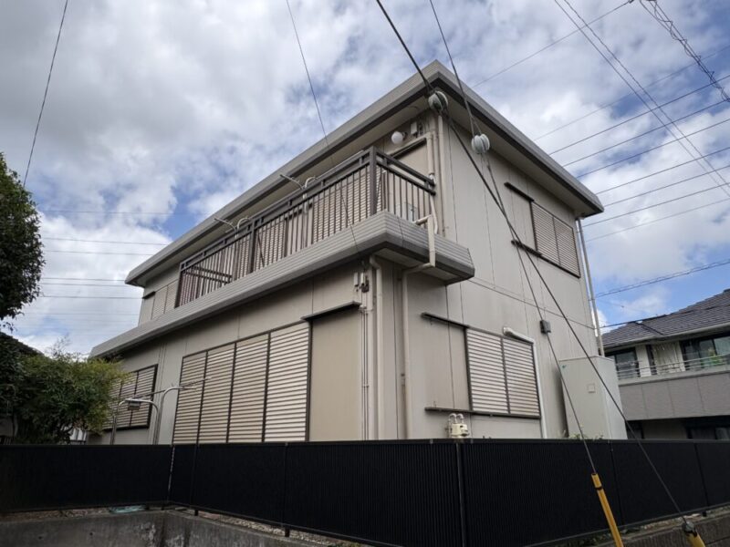 佐倉市六崎のセキスイハイム住宅・外壁塗装施工前