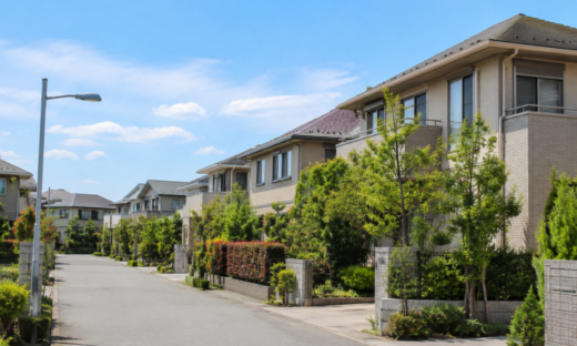 一般的な戸建て住宅街
