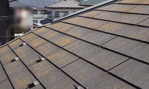 佐倉市上志津の賃貸住宅の屋根塗装施工前