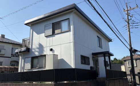佐倉市六崎のセキスイハイム住宅｜外壁塗装完成後の外観