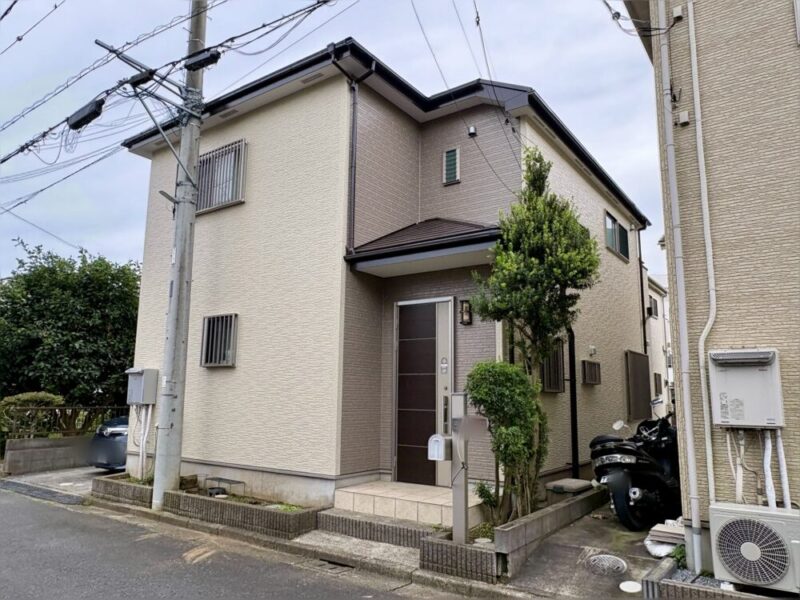 佐倉市上志津の戸建て賃貸住宅の外壁・屋根塗装施工後